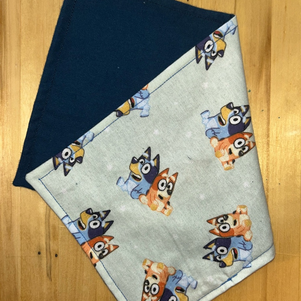 Kids Cartoon Character Burb Cloth - Bluey